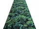 PASSATOIA gommata MONSTERA Foglie la gomma verde 80 cm green 80x240 cm