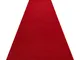 Rugsx - Passatoia karmel pianura carminio / rosso 100 cm red 100x430 cm