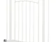 Cancelletto per Cani Estensibile 74-80x76cm a Chiusura Automatica Bianco - Pawhut