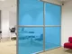 Pellicola trasparente colorata adesiva per vetrate in 8 colori Colore - Blu, Misura - 152c...