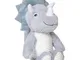 Atmosphera - Dinosauro di peluche grigio h32cm créateur d'intérieur - Grigio