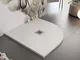 Piatto doccia semicircolare bianco marmoresina 80x80 90x90 piletta gratis - star plus, sel...