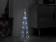 Piramide Decorativa Cono Luce led Acrilico Bianco Freddo 60cm