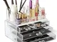 Porta Trucchi Organizer a 20 Scomparti porta pennelli trucchi matite eyeliner rossetti cas...