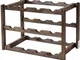 Portabottiglie  578 legno impilabile 3 ripiani 30x42x26cm, 1 pezzo
