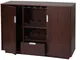 Portabottiglie mobile per vini  212 40x120x90cm legno scuro noce