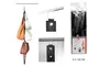 Lgvshopping - Portatutto da Appendere Appendi Borse 8x108x10 Cm Con Gancio Salvaspazio Gri...