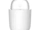 Premium Cute Pet Umidificatore 300 ml Umidificatore Luce Ambientale 2 In 1 Bianco Rosa Bia...