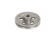 Puleggia in alluminio 1 Gola Foro 25 mm Diametro Esterno 108 mm Sezione a