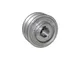 Puleggia in alluminio 2 Gole Foro 19 mm Diametro Esterno 68 mm Sezione a per Motore Elettr...