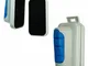 Elettronica Dea - Pulitore magnetico a calamita per vetri acquario spazzola per acquario 7...