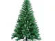 Hengda Arbre de Noël Décoration Plastique Choix avec support 150cm Vert