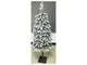 Albero di Natale 150CM, Alberi Di Natale Innevato con 160 Luci led, Apertura Ombrello e Fa...