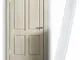 1002777949 Paraspifferi per Porte, Doppia Imbottitura, Bianco, 90 cm, Poliestere, 1 Pz - R...