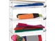 Relaxdays Portaoggetti da Scrivania, 4 Divisori per Cassetti, Orizzontali, Organizer, HLP:...