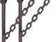Staffe a Chain per Mensole, Set da 2, Stile Antico, Stile a Catena, Reggimensola a l, Supp...