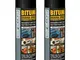 Saratoga - bitumi' guaina bituminosa a spray impermeabilizza ripara sigilla 500 ml x 2Pz