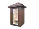 Bagno Italia Sauna infrarossi cm 120x105 con tetto adatta per installazione all’esterno cr...