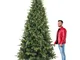 Savana - Albero di Natale effetto realistico in pe e pvc ø147x270H, 2066 rami