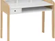 Scrivania per bambini l100cm in legno bianco Atmosphera créateur d'intérieur - Bianco