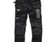 Scruffs - Pantaloni con fondina Pro Flex neri Taglia 54 l