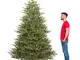 Senna - Albero di Natale effetto realistico in pe e pvc ø139x210H, 1124 rami