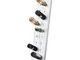 Serie Vintage portabottiglie  131 legno paulonia 120x22x5cm bianco