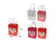 Trade Shop Traesio - Trade Shop - Set 2 Pz. Buste Borsa Da Regalo Sacchetti Con Cuore 44x3...