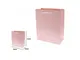 Trade Shop - Set 2pz Borse Buste Regalo Shopper Rosa Goffrata Manico Tessuto 23x18x10cm 69...