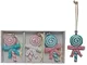 Cose Da Casa - Set 6 caramelle candy lecca lecca per decorazione albero di natale h 8 addo...