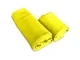 Tex Family - set asciugamani microfibra giallo 1+1 viso e ospite