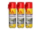 Set di 3 schiume poliuretaniche Sika Sika Boom 151 Multiposition - 500 ml - Beige