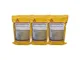 Sika - Set di 3 stucchi per piastrelle pronti all'uso Ceram Joint Fine - Cenere - 4kg - Ce...