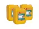 Sika - Set di 3 superfluidificanti ad alta riduzione d'acqua Cem Fluidifiant - 5L - Marron