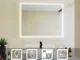 Specchio da Bagno a led da Muro 70x90cm Specchio Parete con Interruttore Touch Specchio da...