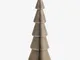  Albero di Natale di carta Jesper Beige Lino ↑29,5 cm