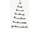 Sklum - Albero di Natale da parete led Iber ↑130 cm - ↑130 cm