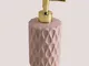  Dispenser di sapone in ceramica Marvin Rosa Nocciola