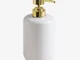  Dispenser di sapone in ceramica Pierk Bianco