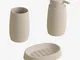 Set da Bagno Aristide Beige Crema - Beige Crema - Sklum