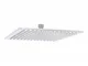 Soffione doccia 30x30 quadrato in acciaio pioggia mod. Seven