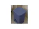  30118 Pattumiera da Bagno Elegance Blu Navy 6Lt 20,5x20,5x28cm