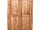 Biscottini - Stipetto Country in legno massello di tiglio finitura naturale 68x25x98 cm