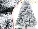 120cm albero di Natale artificiale albero di Natale in pvc con supporto in metallo Xmas Pa...