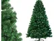  180cm Albero di Natale artificiale, rami artificiali dell'abete 770 per la decorazione di...