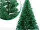 Swanew - Albero di Natale Selezione Supporto Albero di Natale Floccato Verde 180cm