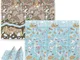 Tappetino in schiuma pieghevole 200 x 180 x 1 cm Nukido NK-340 ocean-land