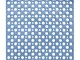 Tappeto per la doccia linea avio antiscivolo da 53X53 cm in colore blu