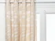 Tenda madini jacquard beige 140x260cm Atmosphera créateur d'intérieur - Beige