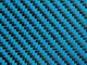 Stickerslab - Tessuto ibrido in vera fibra di carbonio e aramide 190 g/m² 3k twill blu Mis...